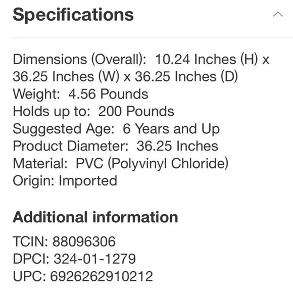 NWT HEARTH & HAND festive plaid
Christmas snow tube -red/green/cream -36" - Picture 5 of 5